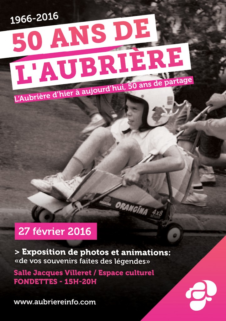Flyer 50 ans aubrière